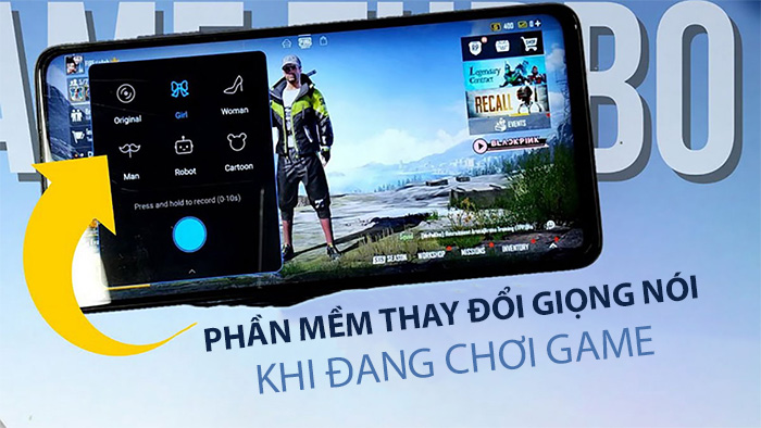 App thay đổi giọng nói khi đang chơi game